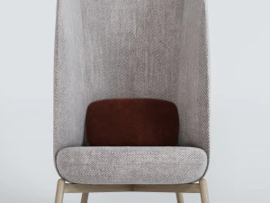 easy nest chair by plushalle 3D Model