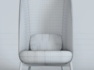 easy nest chair by plushalle 3D Model