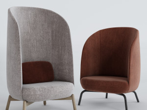 easy nest chair by plushalle 3D Model
