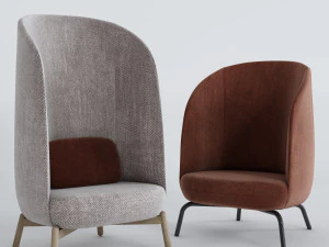 easy nest chair by plushalle 3D Model