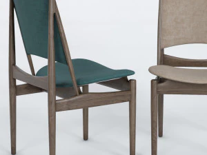 egyptian chair by finn juhl 3D Model