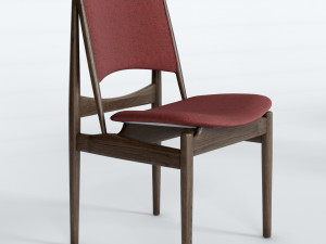 egyptian chair by finn juhl 3Dモデル