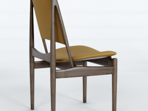 egyptian chair by finn juhl 3Dモデル