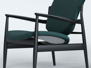 france chair by finn juhl 3D Model