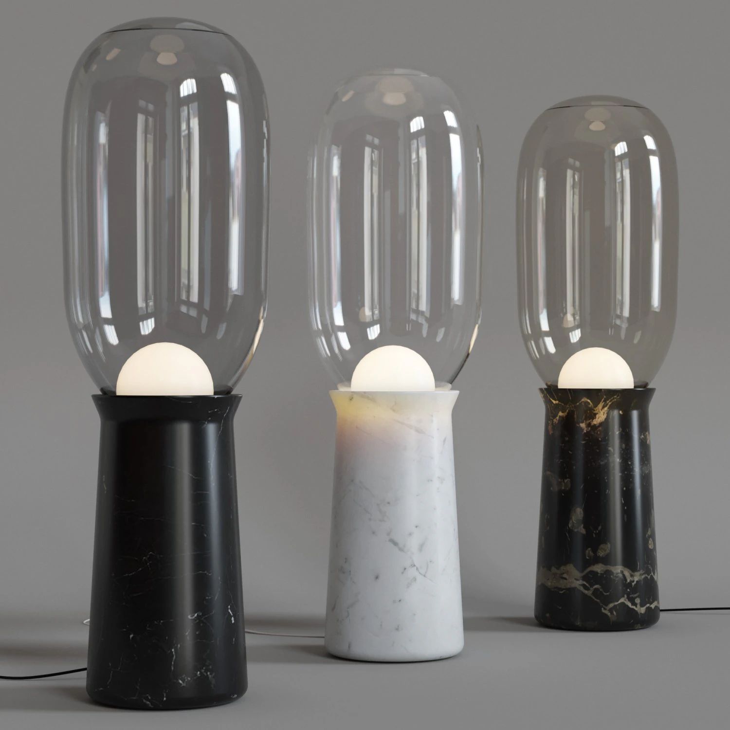 torch floor lamp by collection particuliere 3D Model .c4d .max .obj .3ds .fbx .stl .blend 