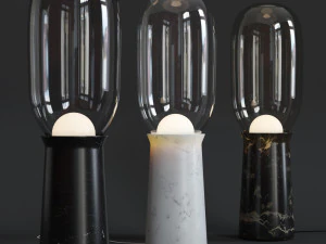 torch floor lamp by collection particuliere 3D Model