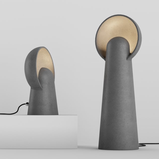 romeo floor lamps karman Model 3D .c4d .max .obj .3ds .fbx .stl .blend 