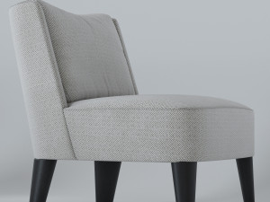 small armchairs cecile and isabelle by meridiani 3D-Modell