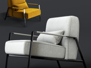nicoline rho armchair 3D 모델