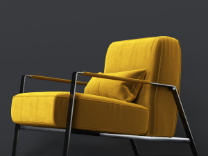 nicoline rho armchair 3D Модель
