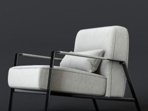 nicoline rho armchair 3D Модель