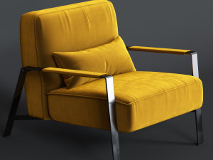 nicoline rho armchair 3D Модель
