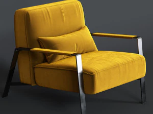 nicoline rho armchair 3D Model