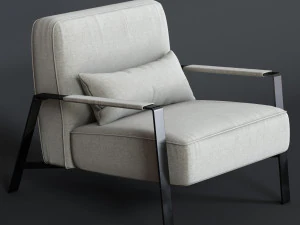 nicoline rho armchair 3D Model