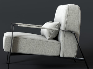 nicoline rho armchair 3D Модель