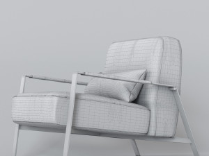 nicoline rho armchair 3D Модель