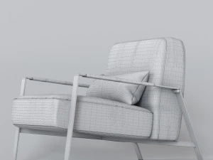 nicoline rho armchair 3D Model