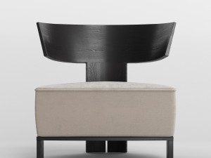 molteni elain and clipper armchairs 3D-Modell