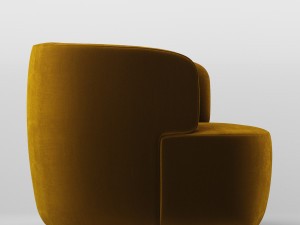 molteni elain and clipper armchairs 3D-Modell