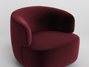molteni elain and clipper armchairs 3D-Modell
