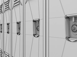school hallway max 3D Model