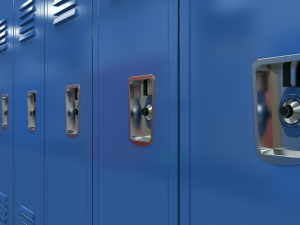 school hallway maya 3D Model