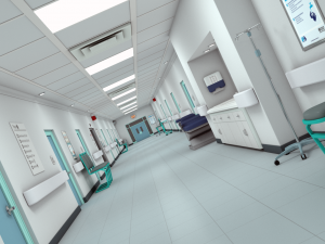 hospital hallway 3 max 3D 모델