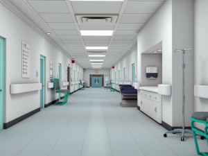 hospital hallway 3 max Modelo 3D