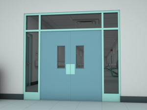 hospital hallway 3 max Modelo 3D