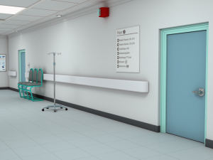hospital hallway 3 max Modelo 3D