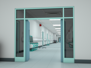 hospital hallway 3 max Modelo 3D