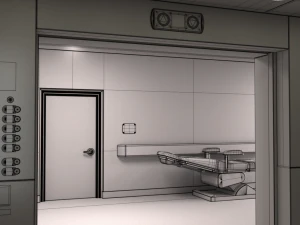 hospital hallway 3 max 3D Model