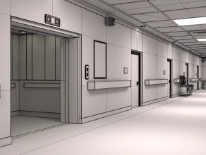 hospital hallway 3 max 3D Model