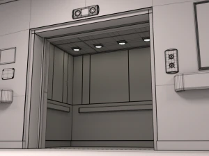 hospital hallway 3 max 3D Model