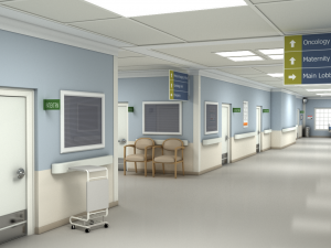 hospital hallway modular 3D 모델