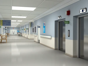pasillo hospitalario modular Modelo 3D