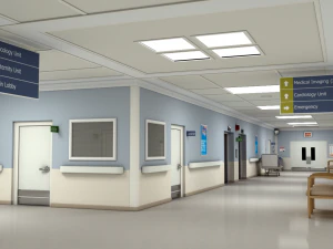 pasillo hospitalario modular Modelo 3D