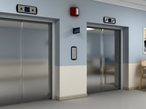 pasillo hospitalario modular Modelo 3D