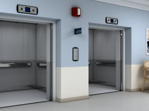 pasillo hospitalario modular Modelo 3D