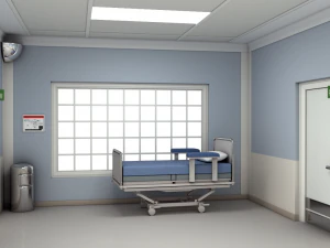 pasillo hospitalario modular Modelo 3D