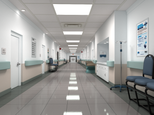 hospital hallway 2 3D 모델