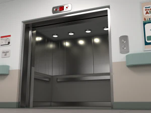hospital hallway 2 3D Model