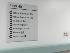 hospital hallway 2 3D Model