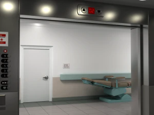 hospital hallway 2 3D Model