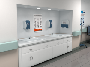 hospital hallway 2 3D Model