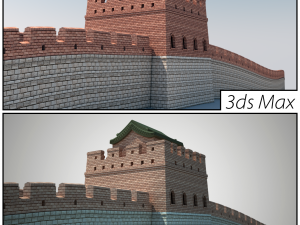 great wall of china 3D Model