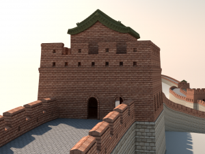 great wall of china 3D Model