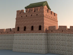 great wall of china 3D Model