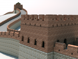great wall of china 3D Model
