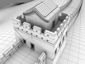 great wall of china 3D Model